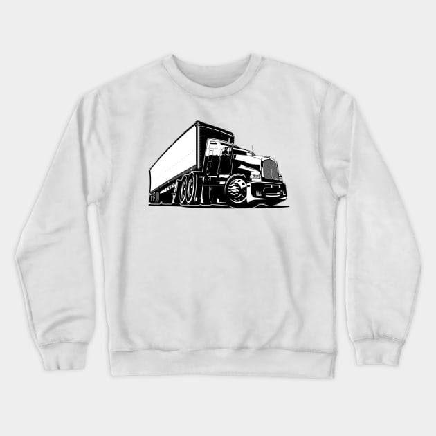 Cartoon truck Crewneck Sweatshirt by Mechanik